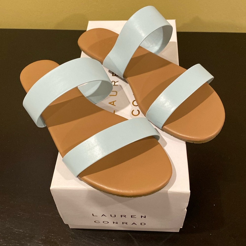 Lauren Conrad Flats, Light Blue Size 8